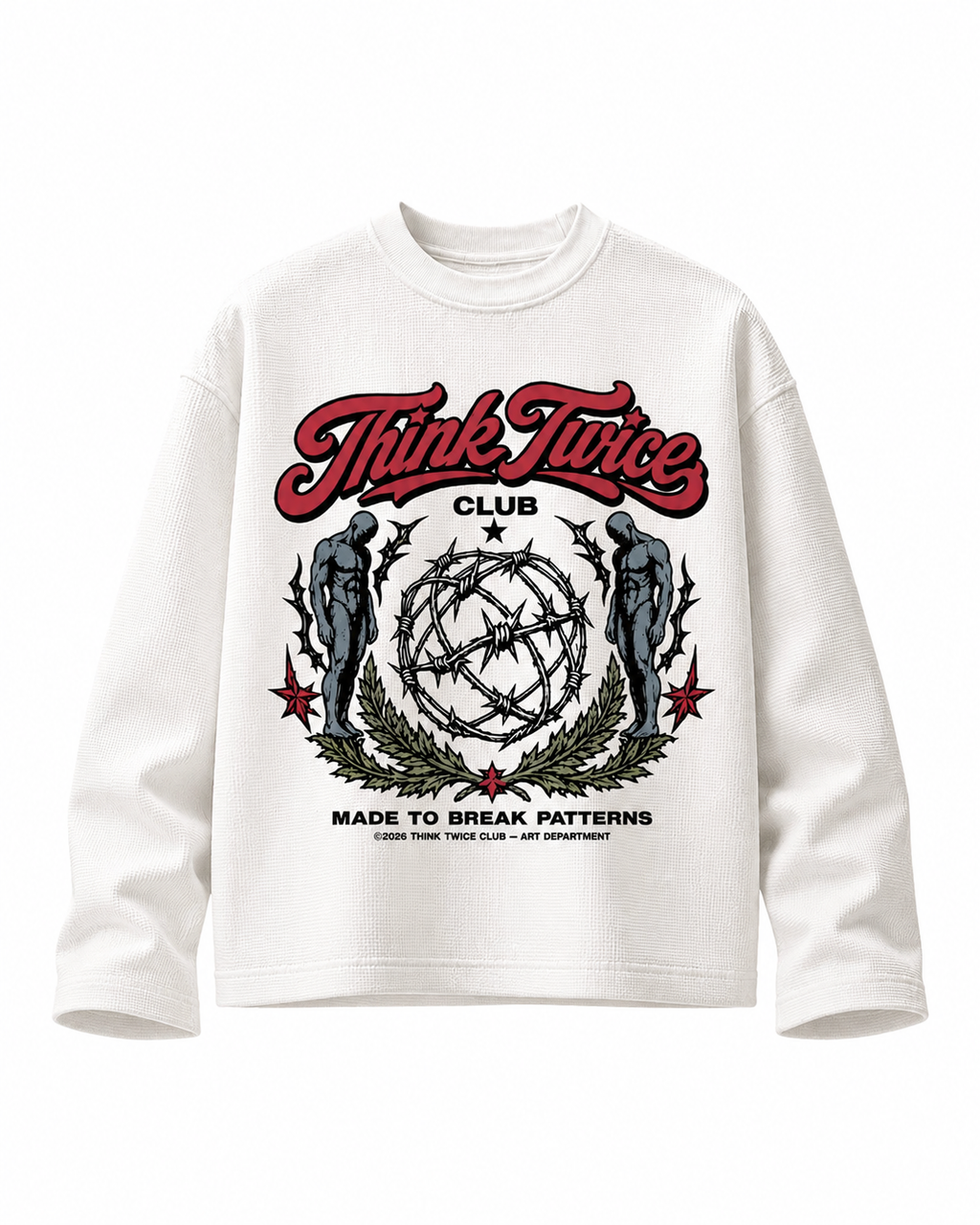 Controlled Collapse - Waffle Knit Tee