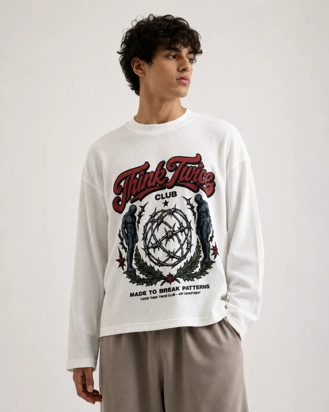 Controlled Collapse - Waffle Knit Tee