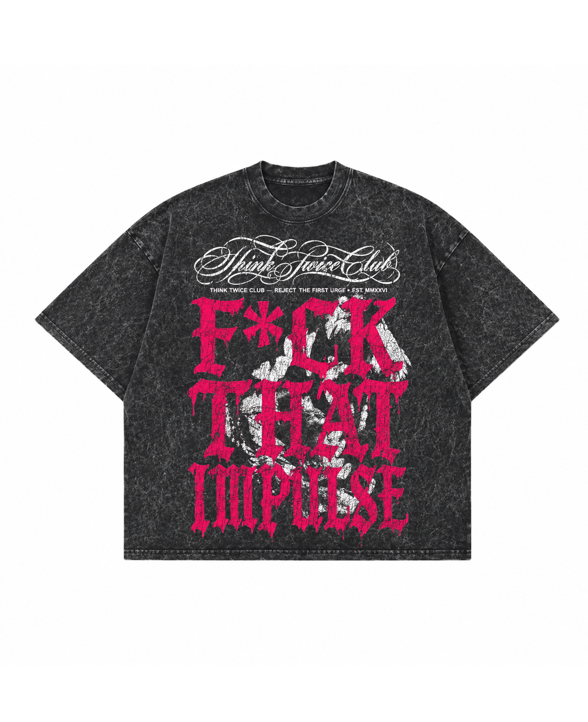 Crash Out - Oversized Tee