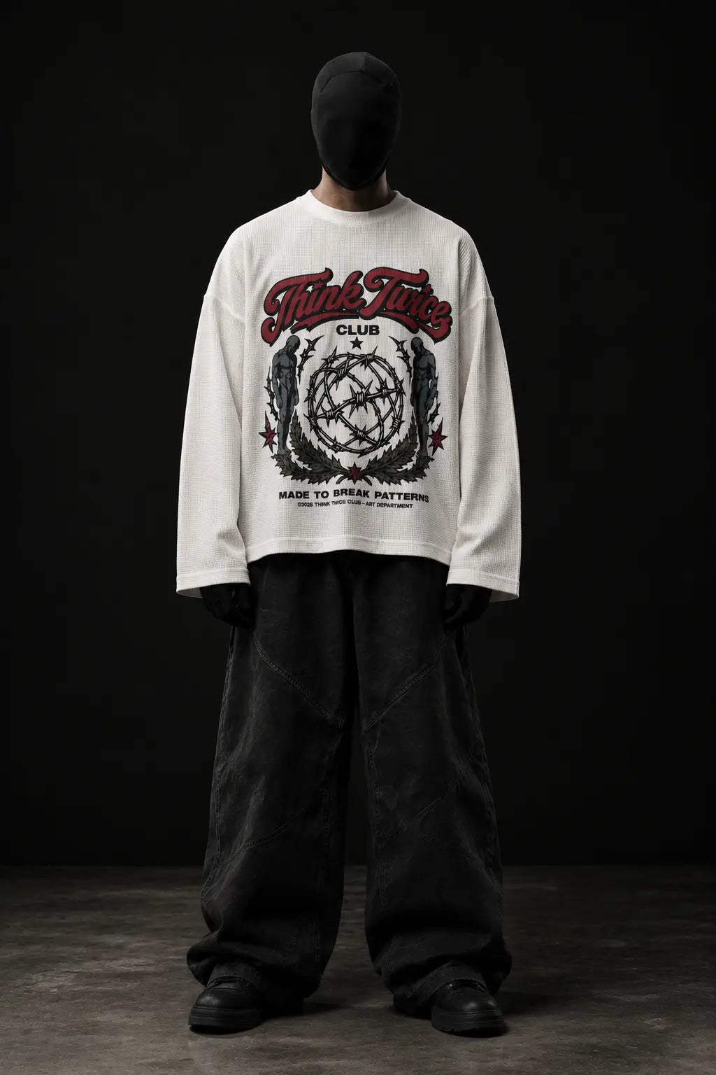 Controlled Collapse - Waffle Knit Tee