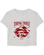 White Baby Tee Front Design