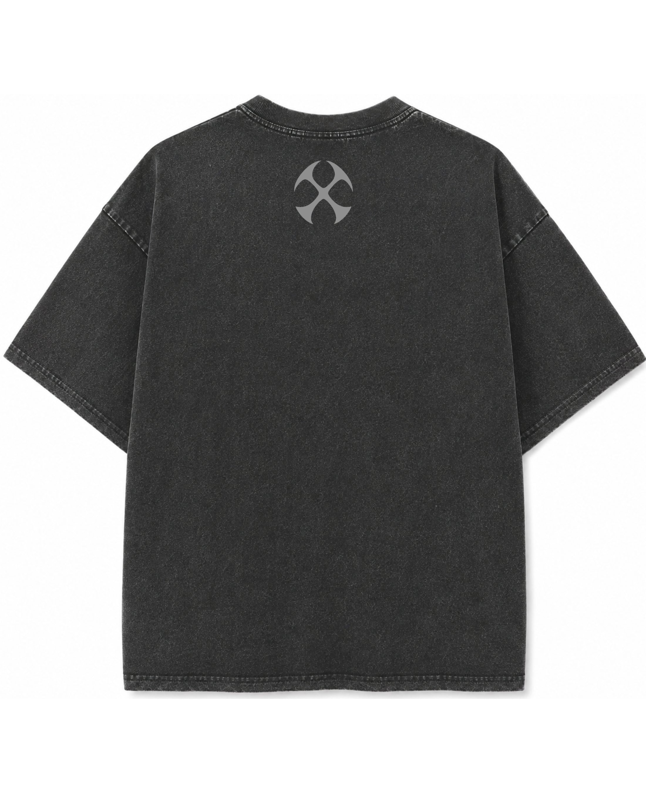 Vintage Fade Wash Oversized T-shirt Back Design