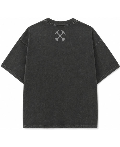 Vintage Fade Wash Oversized T-shirt Back Design