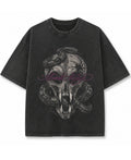 Vintage Fade Wash Oversized T-shirt Front Design