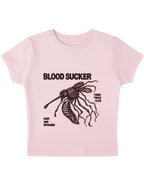 Baby Pink Baby Tee Front Design