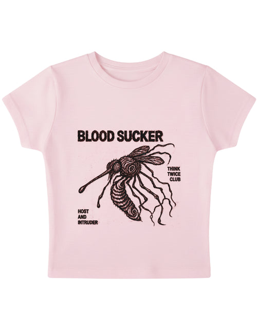 Baby Pink Baby Tee Front Design