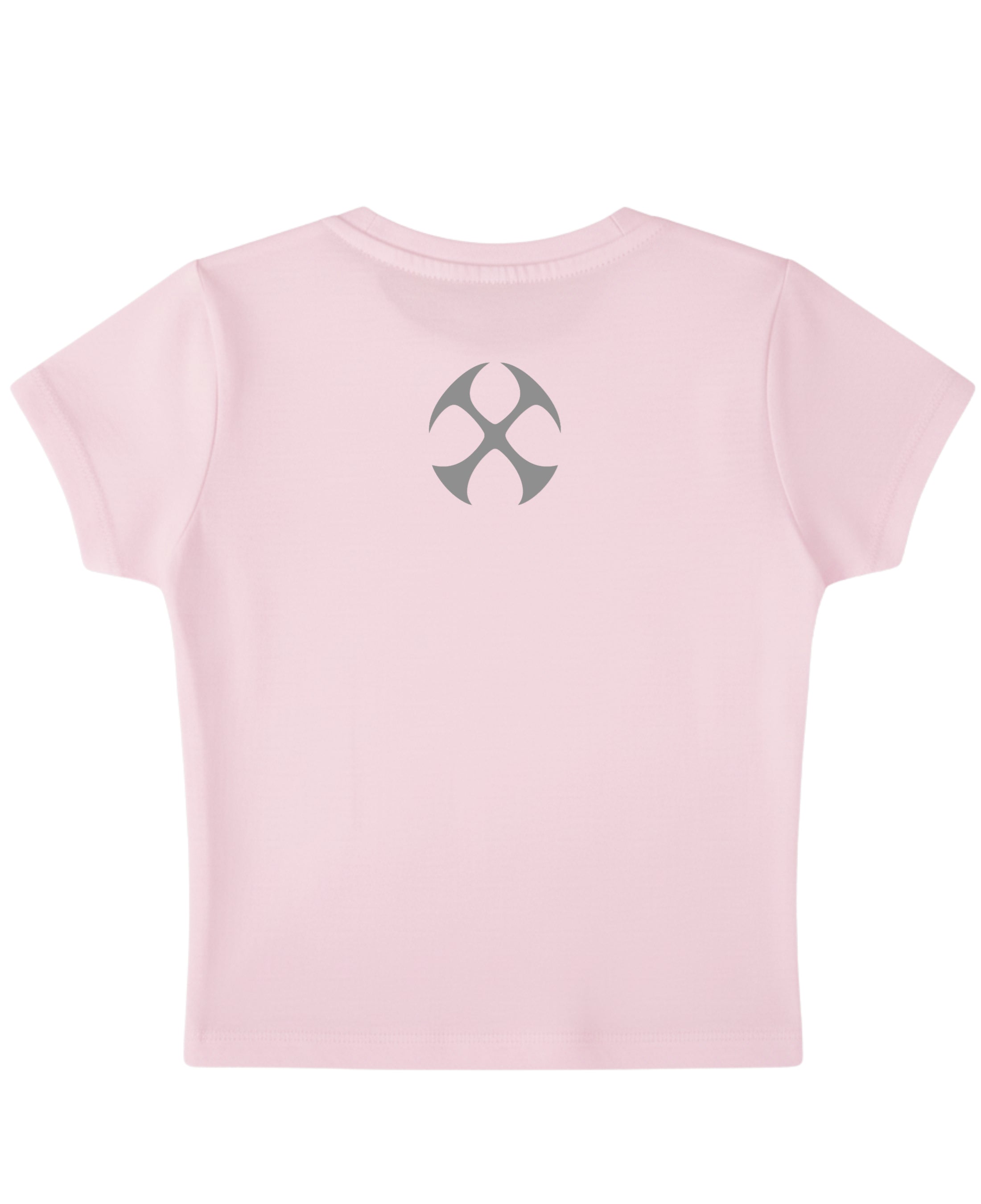 Baby Pink Baby Tee Back Design