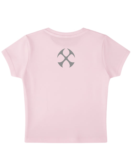 Baby Pink Baby Tee Back Design