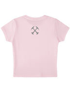 Baby Pink Baby Tee Back Design