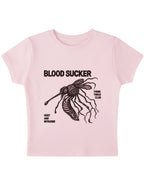 Baby Pink Baby Tee Front Design