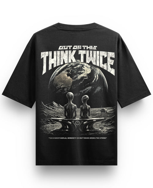 Black Oversized T-shirt Back Design