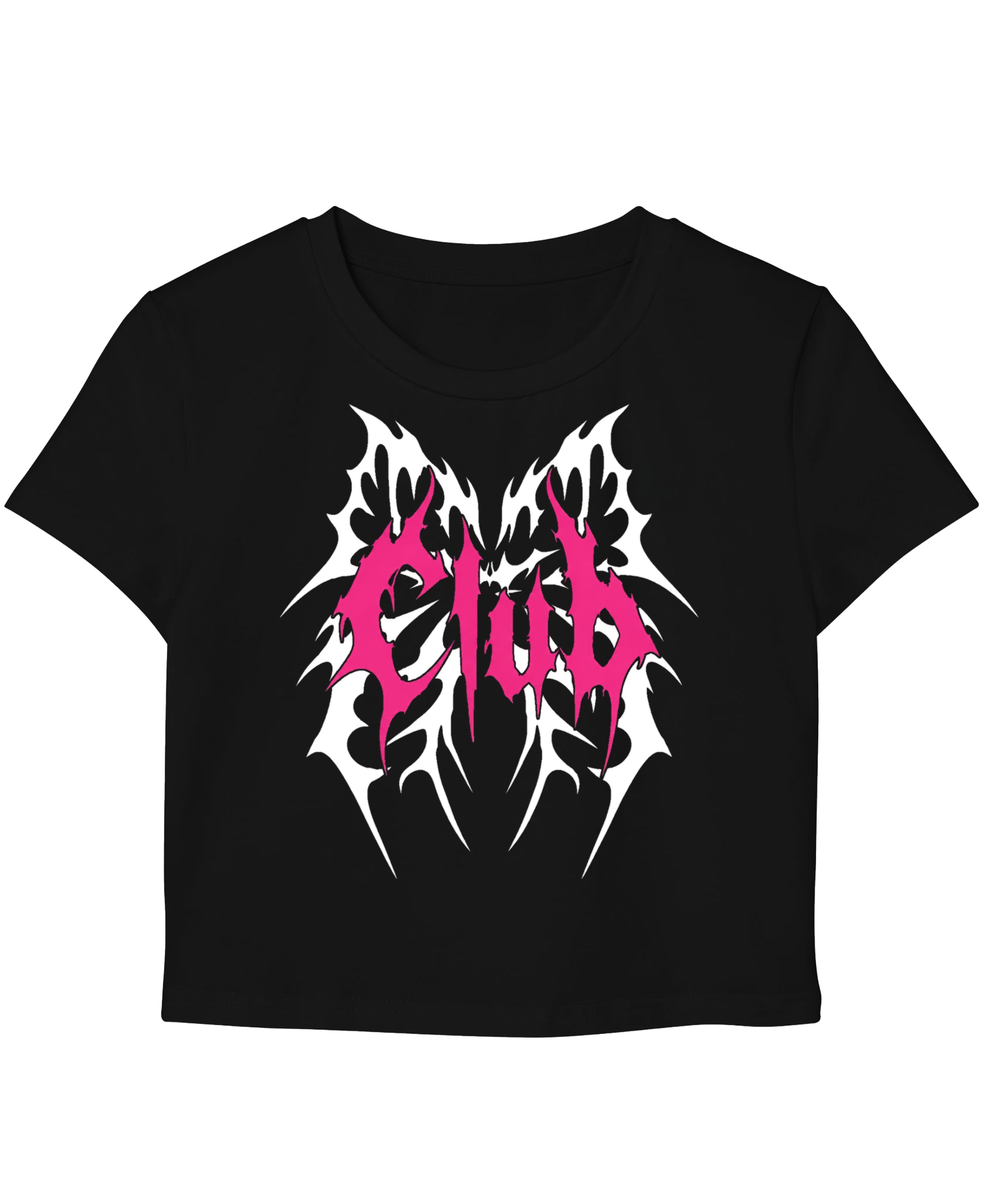 Black Baby Tee Front Design
