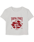 White Baby Tee Front Design