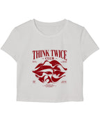 White Baby Tee Front Design