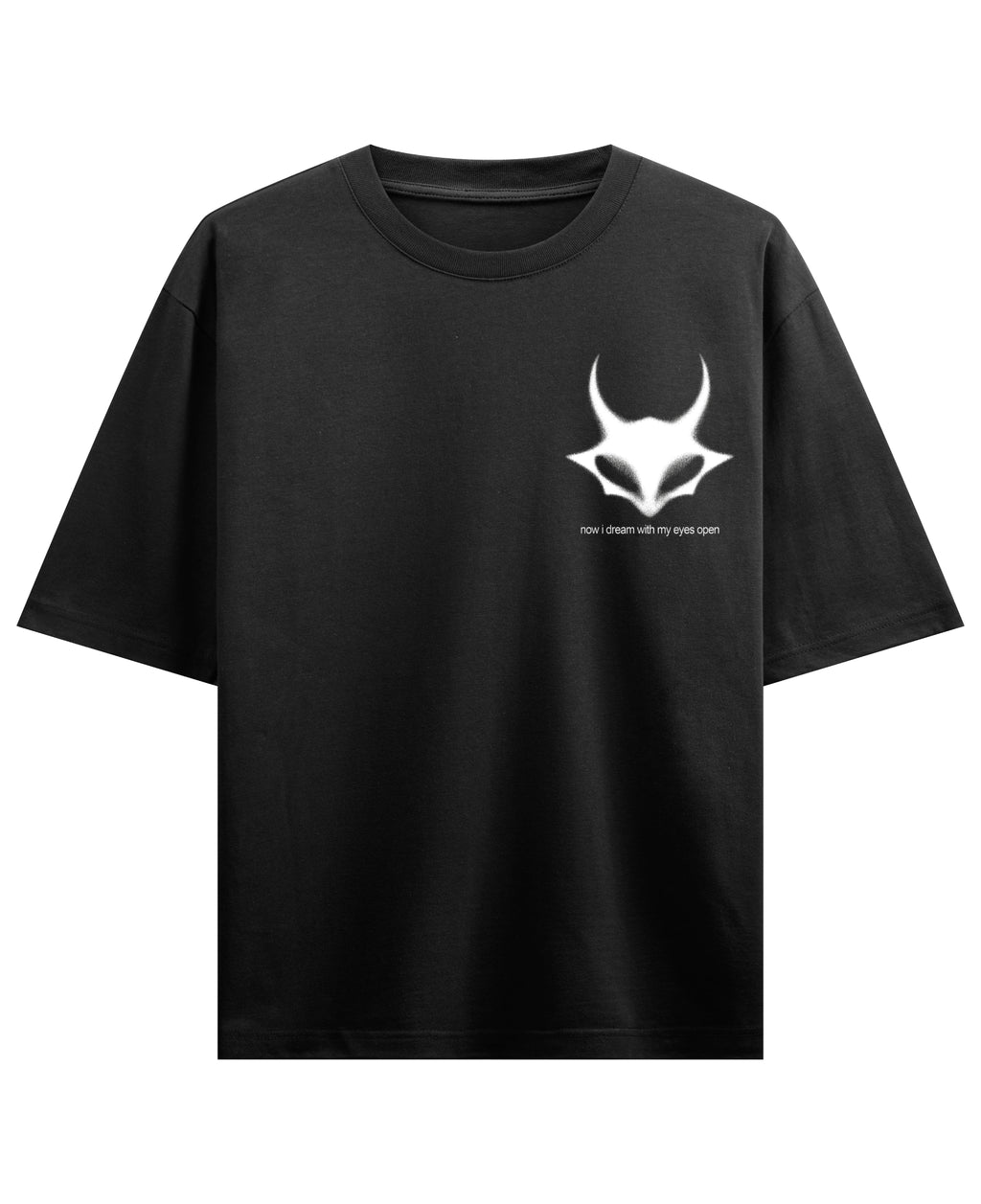 Black Oversized T-shirt Front Design