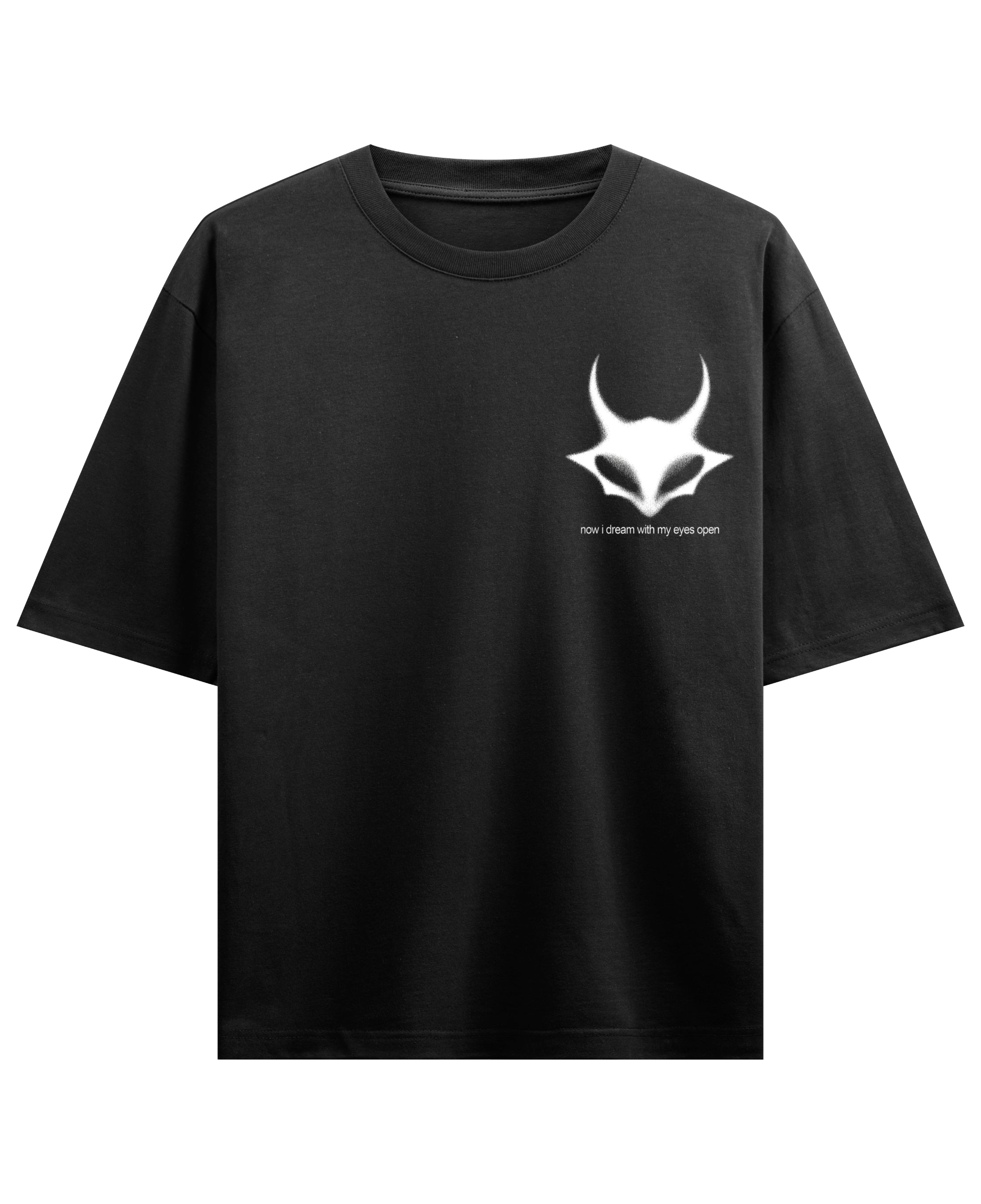 Black Oversized T-shirt Front Design