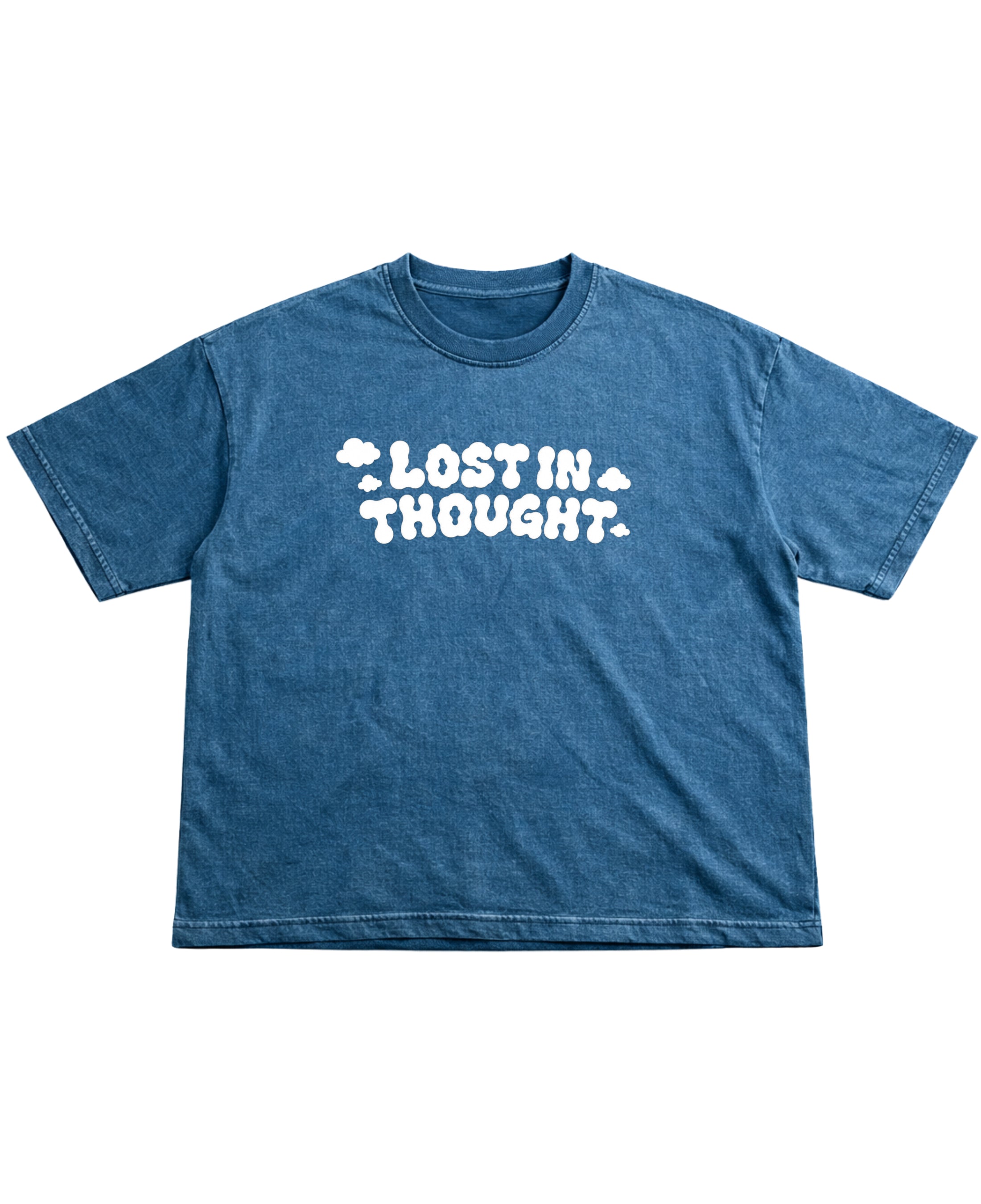 Denim Wash Boxy Fit T-shirt Front Design