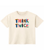 Off White Boxy Fit T-shirt Front Design
