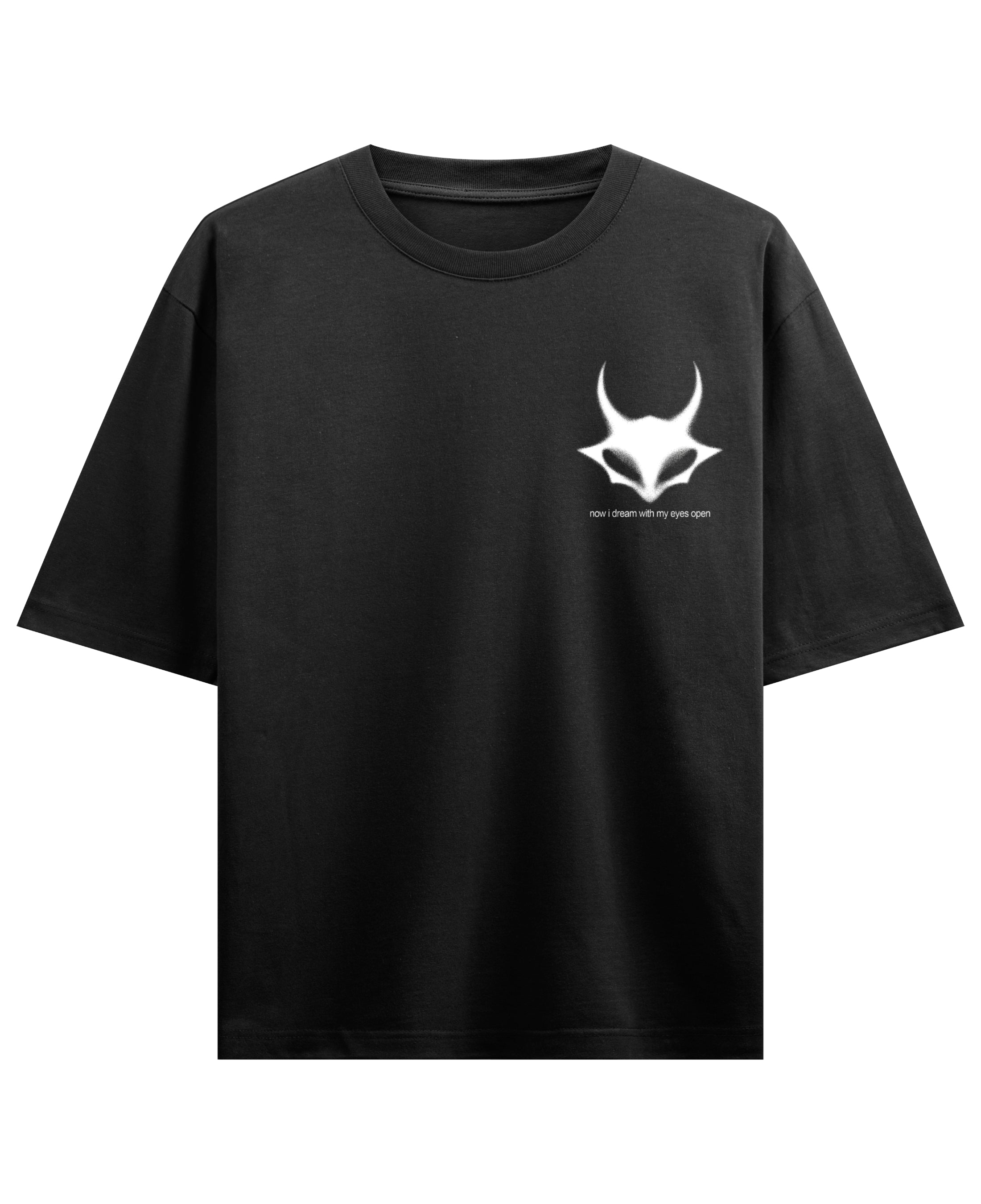 Black Oversized T-shirt Front Design