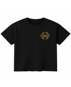 Black Boxy Fit T-shirt Front Design
