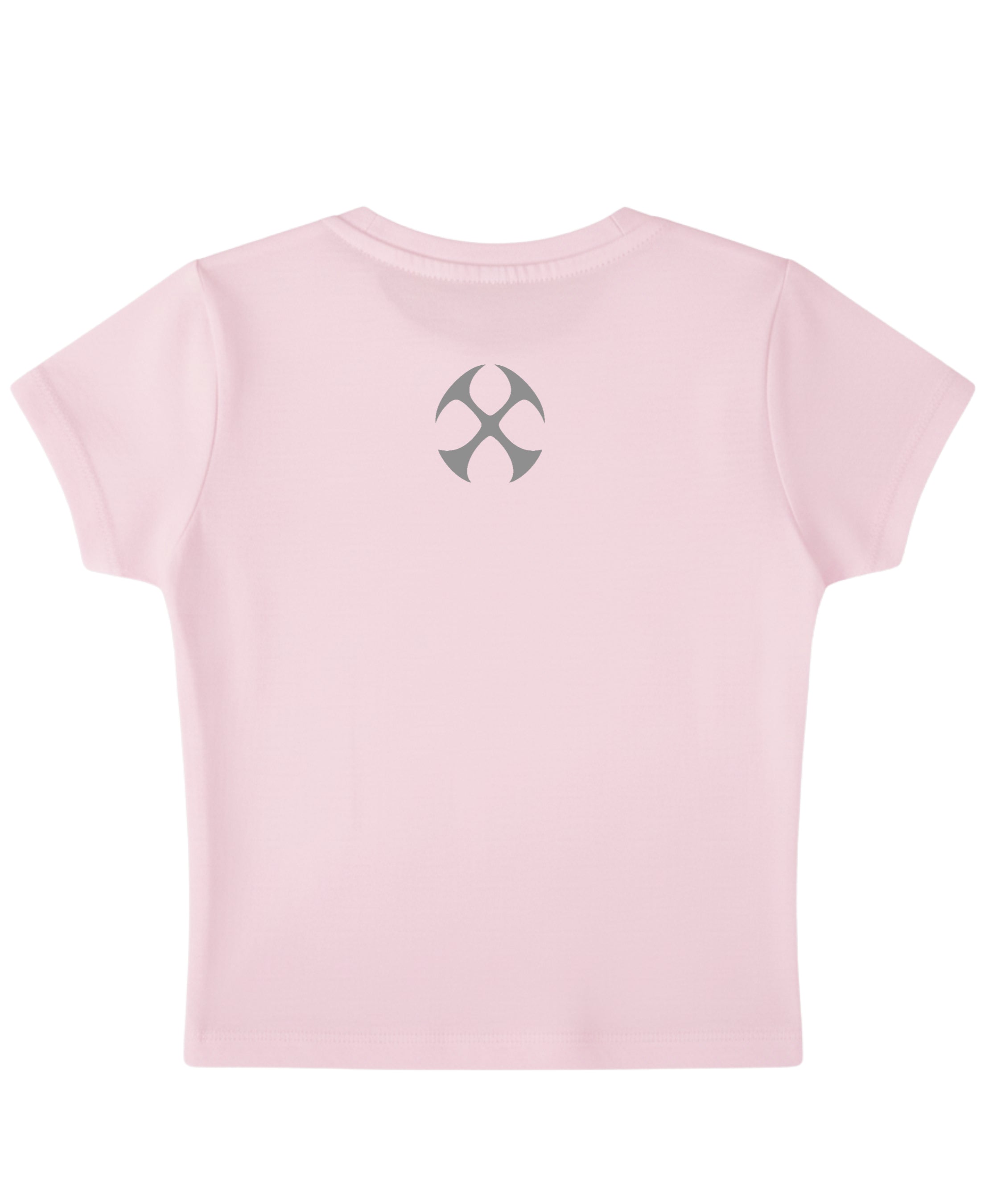 Baby Pink Baby Tee Back Design