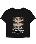 Black Baby Tee Front Design