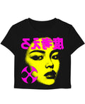 Black Baby Tee Front Design