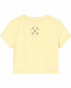 Butter Yellow Baby Tee Back Design