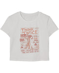 White Baby Tee Front Design
