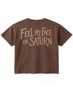 Brown Boxy Fit T-shirt Back Design