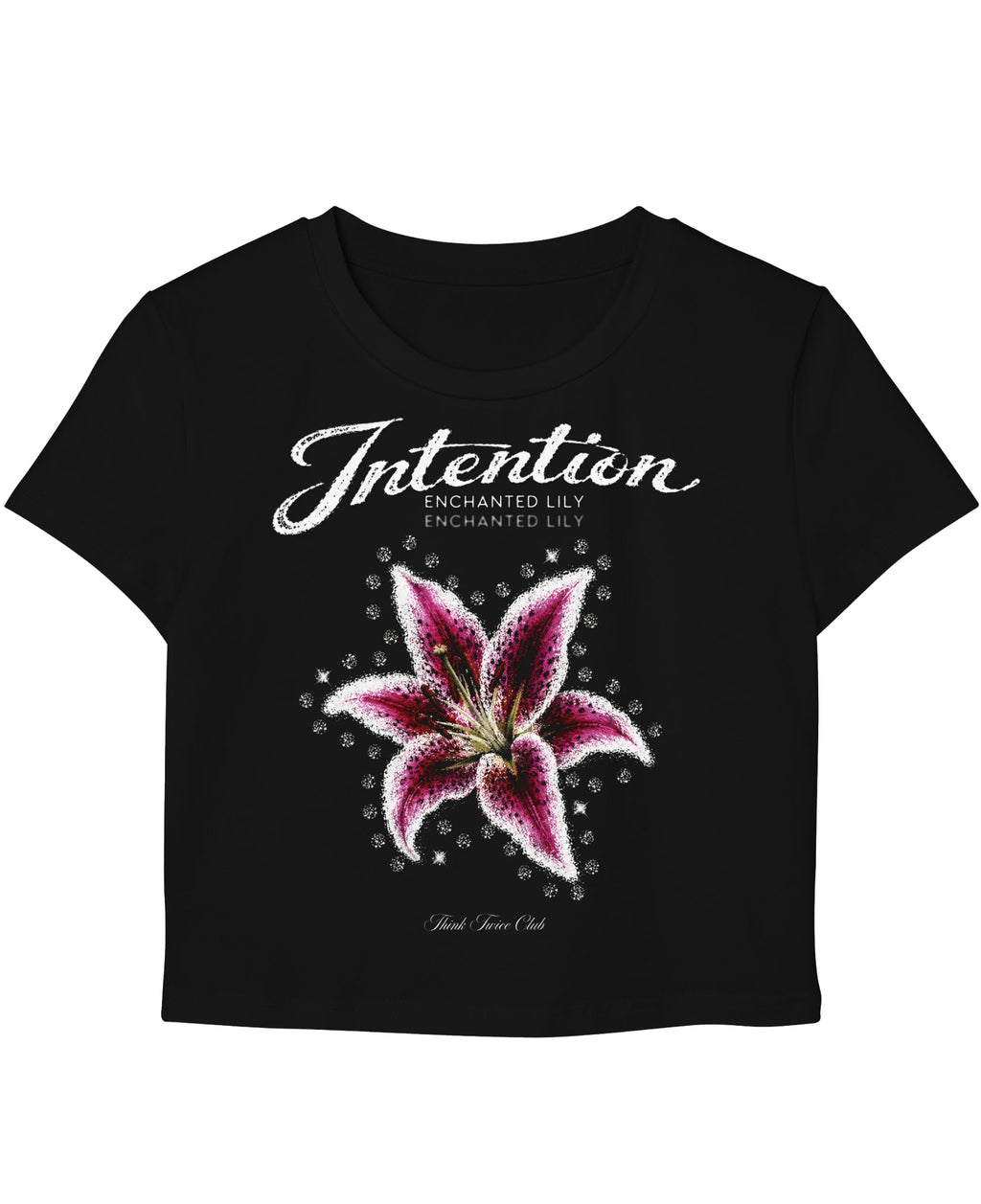 Black Baby Tee Front Design