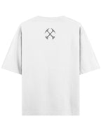 White Oversized T-shirt Back Design